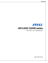 MSI H61I-E35 V2/W8 Manuel utilisateur