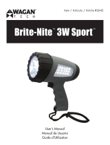 Wagan Brite‑Nite 3W Sport Manuel utilisateur