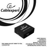 Cablexpert DSC-HDMI-VGA-001 Manuel utilisateur