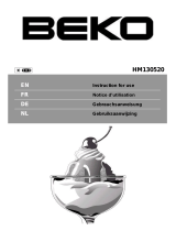 Beko HM130520 Manuel utilisateur