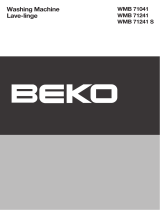 Beko WMB 71041 Le manuel du propriétaire