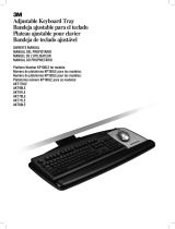 3M All-in-One Keyboard Tray Platform, KP100LE Le manuel du propriétaire