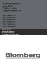 Blomberg WNF 7422 AE20 Le manuel du propriétaire