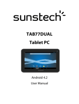 Sunstech TAB77DUAL Manuel utilisateur