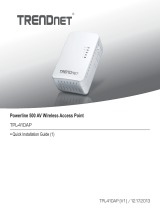 Trendnet Powerline 500 AV2 Wireless Access Point Guide d'installation