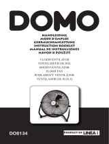 Domo Bodenventilator aus Metall, 35 cm Ø, schwarz Le manuel du propriétaire