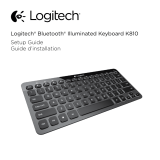 Logitech Bluetooth Illuminated Keyboard K810 Manuel utilisateur