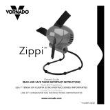 Vornado Zippi - Red Mode d'emploi