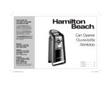 Hamilton Beach 76606 - Pop-Top Electric Can Opener Manuel utilisateur