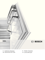 Bosch Free-standing fridge-freezer Manuel utilisateur