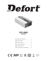 Defort DCI-600 Le manuel du propriétaire