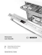 Bosch Dishwasher Manuel utilisateur