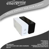 Energenie EG-UPS-021-W Manuel utilisateur