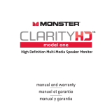 Monster ClarityHD one Fiche technique