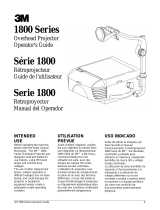 3M Overhead Projector 1800 Series Manuel utilisateur
