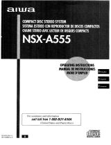 Aiwa NSX-A555 Manuel utilisateur