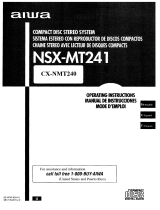 Aiwa NSX-MT241 Manuel utilisateur