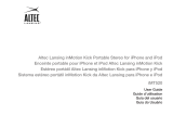 Altec Lansing inMotion Kick iMT520 Manuel utilisateur