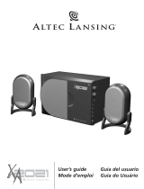 Altec Lansing XA2021 Manuel utilisateur