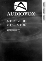 Audiovox NPD 5500 Manuel utilisateur