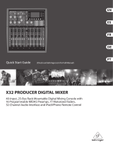 Behringer X32 PRODUCER-TP Manuel utilisateur