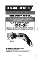 Black & Decker VPX1301 Manuel utilisateur