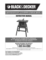 Black & Decker BDTS100 Manuel utilisateur