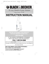 BLACK DECKER pw 1500 wp Manuel utilisateur