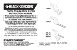 Black & Decker GSL35 Manuel utilisateur
