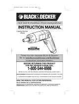 Black & Decker VP810 Manuel utilisateur