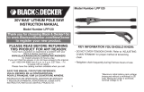 Black & Decker LPP120B Manuel utilisateur