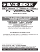 Black & Decker Catalog Number DS321 Manuel utilisateur