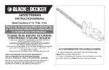 Black & Decker HT22 Manuel utilisateur