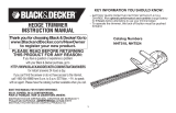 Black & Decker NHT518B Manuel utilisateur