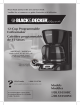 Black and Decker Appliances DLX1050BC, DLX1050WC Manuel utilisateur