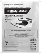 Black and Decker Appliances F2050 Manuel utilisateur