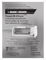 Black and Decker Appliances TRO390B, TRO390W Manuel utilisateur