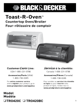 Black and Decker Appliances Toast-R-Oven TRO420BC Manuel utilisateur