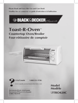 Black & Decker Toast-R-Oven TRO420C Mode d'emploi