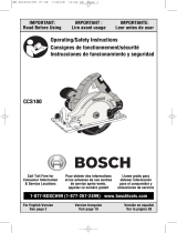 Bosch Power Tools CCS180 Manuel utilisateur