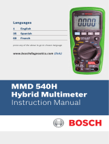 Bosch Appliances 540H Manuel utilisateur