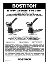 Bostitch BTFP12180 Manuel utilisateur