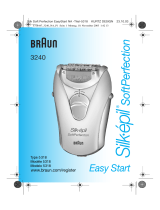 Braun 3240, Silk-épil SoftPerfection Easy Start Manuel utilisateur