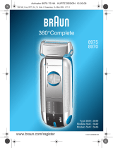Braun 8975, 8970, 360°Complete Solo Manuel utilisateur