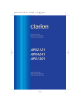 Clarion APX2121 Manuel utilisateur