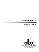 dbx Pro 166XL Manuel utilisateur
