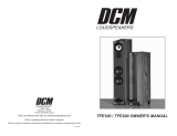 DCM Speakers TFE100 / TFE200 Manuel utilisateur