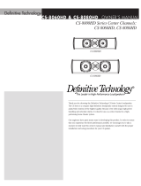Definitive Technology CS-8000HD Manuel utilisateur