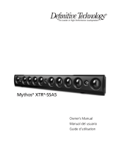 Definitive Technology MYTHOS XTR-SSA5 Manuel utilisateur