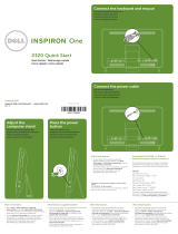 Dell Inspiron One 2320 (Mid 2011) Guide de démarrage rapide